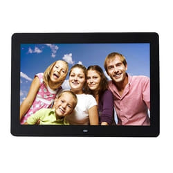 Cadre Numérique HD 14 Pouces Lecteur Multimédia Horloge Carte SD USB Lecteur MP3 YONIS