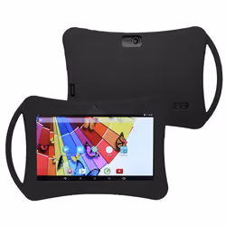 Coque Tablette 7 Pouces Protection Silicone Souple Universelle Pour Enfant Noir YONIS