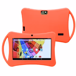 Housse Tablette Enfant Etui Silicone 7 Pouces Antichoc Rouge YONIS