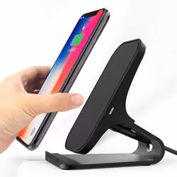 Chargeur Sans-Fil Qi Charge Rapide Portable Smartphones Induction Noir YONIS