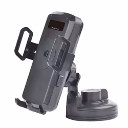 Chargeur Sans Fil Qi Support Ventouse 360 Degrés Universel Voiture Bureau Noir YONIS