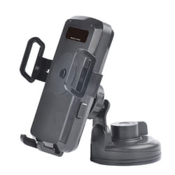 Chargeur Sans Fil Qi Support Ventouse 360 Degrés Universel Voiture Bureau Noir YONIS
