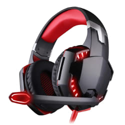 Yonis Casque Gamer USB - Rouge