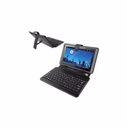 Housse Clavier Pour Tablette 9.7 Pouces Micro USB - USB C Universel Noir YONIS