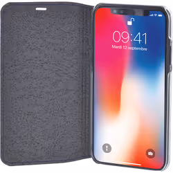 Bigben Connected FAI85BKFR114 coque de protection pour téléphones portables Bleu, Transparent