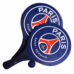 Raquettes de plage - Paris Saint Germain - Balle inclus - Dimensons : 33 x 18,3 cm