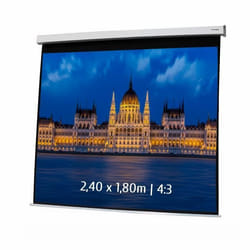 Ecran projection motorisé 240 x 180m format 4:3