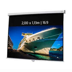 Ecran projection manuel 200 x 113m Format 16:9
