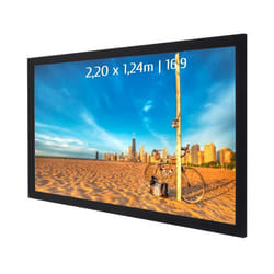 ECRANS CADRE - KIMEX - Ecran de projection sur cadre 220 x 124m - Format 16:9 - 044-3013 -