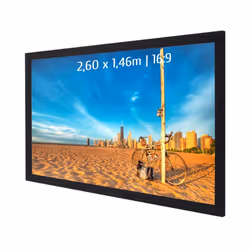 ECRANS CADRE - KIMEX - Ecran de projection sur cadre 260 x 146m - Format 16:9 - 044-3015 -