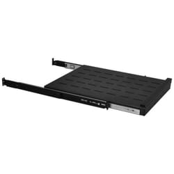 Kimex - Etagère coulissante pour rack et baie de brassage 19'', Hauteur 1U