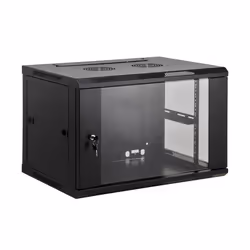 RACKS MURAUX 19 - KIMEX - Rack mural 19 600x450mm 9U - 111-6409 - Noir