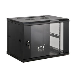 RACKS MURAUX 19 - KIMEX - Rack mural 19 600x450mm 12U - 111-6412 - Noir