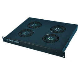 Kimex - Bloc 4 ventilateurs pour rack et baie de brassage 19'', Hauteur 1U
