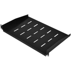 Kimex - Etagère fixe pour rack et baie 19'', Profondeur 25cm, Hauteur 1U
