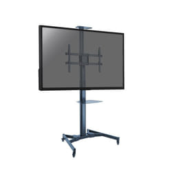 SUPPORTS TV SOL SUR ROULETTES - KIMEX - Support mobile pour écran  37-75 Hauteur 120-160cm - 030-1200 - Noir