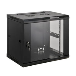 RACKS MURAUX 19 - KIMEX - Rack mural 19 600x600mm 18U - 111-6618 - Noir