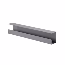 ACCESSOIRES BUREAUX - KIMEX - Goulotte passe-câbles horizontale de bureau 60 cm Gris - 150-3101 - Gris