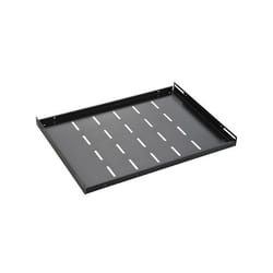 ACCESSOIRES RACKS 19 - KIMEX - Etagère fixe pour rack sol 19 Profondeur 350mm - 110-0171 - Noir