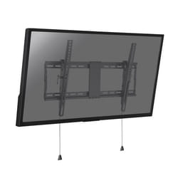 SUPPORTS TV MURAUX INCLINABLE - KIMEX - Support mural inclinable pour écran TV 37-86 Fonction antivol - 012-1664 - Noir