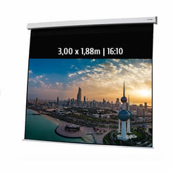 ECRANS ELECTRIQUES - KIMEX - Ecran de projection motorisé 300 x 188m - Format 16:10 - 042-3438 -