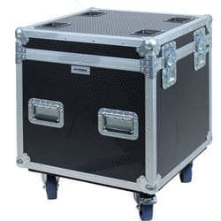 Flight case type malle 60 x 60 x 60 cm + rangement intérieur