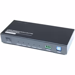 Optimisez votre configuration multimédia avec le splitter HDMI 2.0 de Kimex. Ce dispositif vous permet de diviser un signal H ...