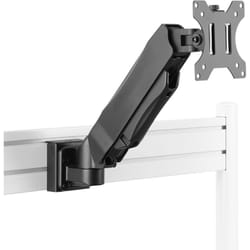 Kimex - Bras moniteur pc 13''-27'' pour rail de fixation Slatwall