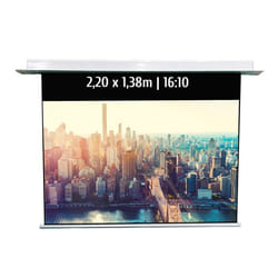 ECRANS ELECTRIQUES ENCASTRABLES - KIMEX - Ecran de projection motorisé encastrable 220 x 138m - Format 16:10 - Wi-Fi - 048-1533W