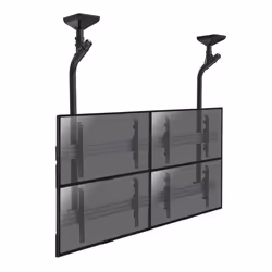 SUPPORTS PRO MODULAR PLAFOND - KIMEX - Support plafond mur dimages pour 4 écrans TV 45-55 - 031-4400K - Gris et noir