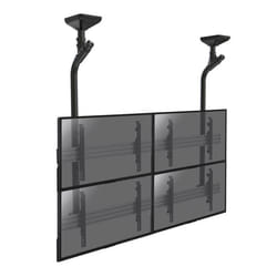 SUPPORTS PRO MODULAR PLAFOND - KIMEX - Support plafond mur dimages pour 4 écrans TV 45-55 - 031-4400K - Gris et noir