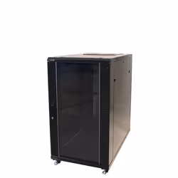 RACKS SOL 19 - KIMEX - Baie de brassage 19 600x1000mm 24U - 112-6124K - Noir