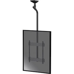 Support plafond pour 1 écran TV mode portrait 65''-75'' - Hauteur 225 cm