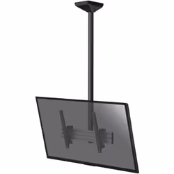 Kimex - Support plafond inclinable pour 1 écran tv 43''-75'' - Hauteur 150cm