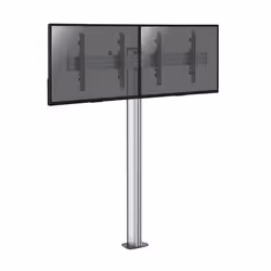 Support colonne sur Pied pour 2 écrans TV LCD LED 43-49 Hauteur 175cm à Fixer au Sol
