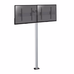 Support colonne sur Pied pour 2 écrans TV LCD LED 43-49 Hauteur 240cm à Fixer au Sol