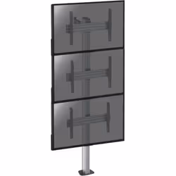 Le support sur pied KIMEX 031-1300K3 est conçu pour accueillir trois écrans TV de 40 à 65" répondant aux standards VESA (200x ...