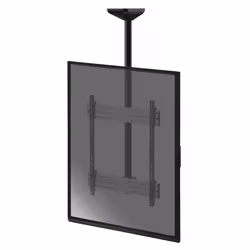 Support Plafond pour écran TV LCD LED 65-75 KIMEX - Mode Portrait - Hauteur 150 cm - Noir