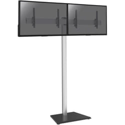 Support sur pied pour 2 écrans tv 50'' - 55'' - Hauteur 240cm - a poser