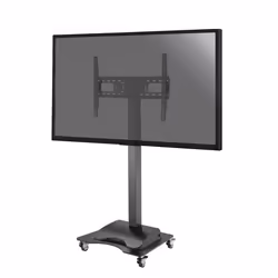 SUPPORTS TV MOTORISES - KIMEX - Support ascenseur motorisé pour écran TV 37-75 sur roulettes - 018-6164K1 - Noir