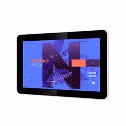 MONITEURS INTERACTIFS TACTILES - KIMEX - Tablette tactile 15.6 350cd/m2 24h/7j - 160-1560T - Gris et noir