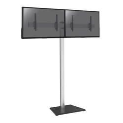 Support sur pied pour 2 écrans TV 43 - 49 Hauteur 240cm à poser Inclinable