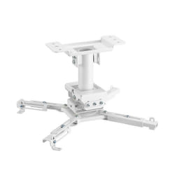 SUPPORTS PLAFOND VIDEOPROJECTEURS - KIMEX - Support plafond vidéoprojecteur Hauteur 25cm Blanc - 052-3000 - Blanc