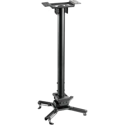 Kimex - Support plafond vidéoprojecteur, Hauteur 60-90cm, Noir
