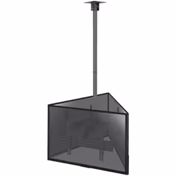 Le support de plafond KIMEX 014-6013 est conçu pour installer trois écrans ou moniteurs de 50 à 75 pouces répondant au standa ...