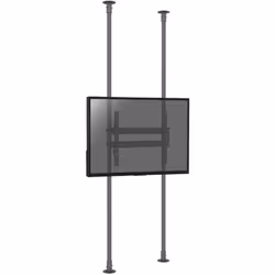 Élevez votre expérience visuelle avec les supports sol-plafond à 2 colonnes Kimex, une solution sophistiquée pour maximiser l ...