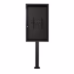 KIMEX 033-1003K3, 139,7 cm (55"), 139,7 cm (55"), 200 x 200 mm, 400 x 400 mm, Acier, Noir