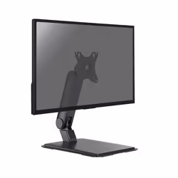 SUPPORTS DE BUREAU SUR PIED - KIMEX - Support ajustable pour 1 écran moniteur PC 17- 32 - 015-1511 - Noir