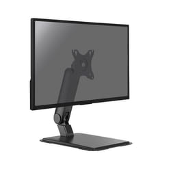 SUPPORTS DE BUREAU SUR PIED - KIMEX - Support ajustable pour 1 écran moniteur PC 17- 32 - 015-1511 - Noir