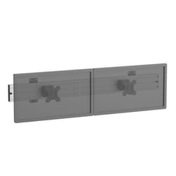SUPPORTS PRO MODULAR MURAUX - KIMEX - Support TV mural - menu board 2 écrans 32 - 031-3232K1 - Gris et noir